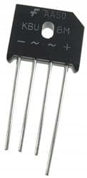 MOSTEK PROSTOWNICZY 8A/600V płaski / 2738