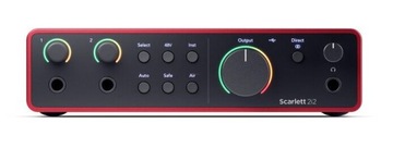 FOCUSRITE SCARLETT 2i2 АУДИО ИНТЕРФЕЙС 4-ГО ПОКОЛЕНИЯ ПРОГРАММНОЕ ОБЕСПЕЧЕНИЕ USB