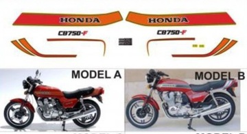 Naklejki HONDA CB 750