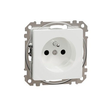 Sedna Design Gniazdo pojed z przesłonami białe