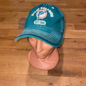 REEBOK NFL Miami Dolphins CZAPKA Z DASZKIEM LOGO ONE SIZE - NOWA