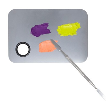 ПАЛИТРА для смешивания косметики, основы для хны, красок + удобная лопаточка.
