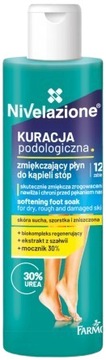 NIVELAZIONE ZMIĘKCZAJĄCY PŁYN DO KĄPIELI STÓP Mocznik Szałwia Urea