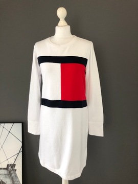 TOMMY HILFIGER SUKIENKA / BLUZA DŁUGA ROZM.M