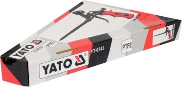 ПЕННЫЙ ПИСТОЛЕТ ДЛЯ МОНТАЖА ПЕНЫ, ПЕНОКЛЕЯ, МЕТАЛЛА, С ПТФЭ ПОКРЫТИЕМ, YATO