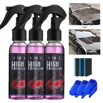 Nano spray 3szt. do naprawy zarysowań samochodów 100ml