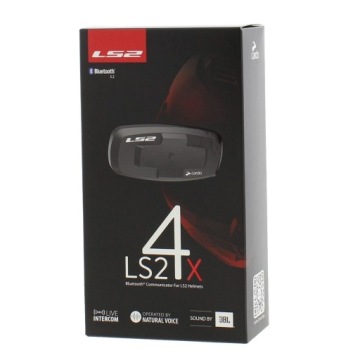 ИНТЕРКОМ LS2 4X от Cardo МОТОЦИКЛЬНЫЙ ШЛЕМ LS2 FF901 ADVANT X 1200 метров