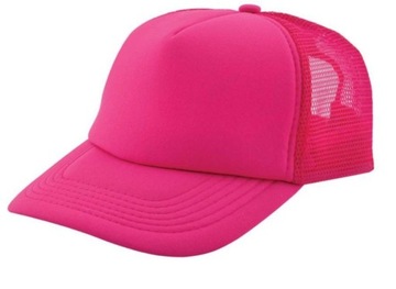 DAMSKA CZAPKA Z DASZKIEM Z SIATKĄ RÓŻOWA LATO