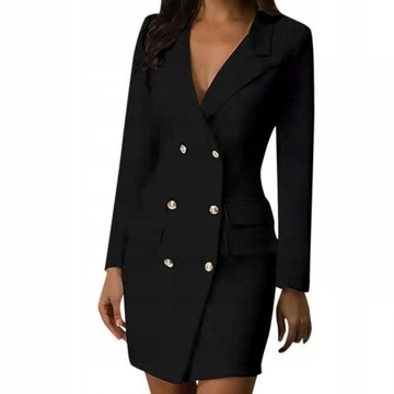МОДНОЕ ПЛАТЬЕ КУРТКА С ДЛИННЫМ РУКАВОМ S-3XL,XXL