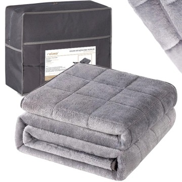 KOC SENSORYCZNY KOŁDRA obciążeniowa 150x200 6,8kg PREMIUM REBIKO