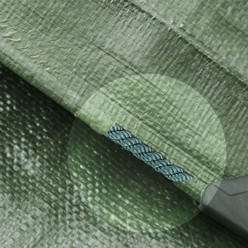 БРЕЗЕНТ 3х3м, АРМИРОВАННЫЙ, ТОЛСТЫЙ, 120г, ЗЕЛЕНЫЙ, ПРОЧНЫЙ, ВОДОНЕПРОНИЦАЕМЫЙ УФ+