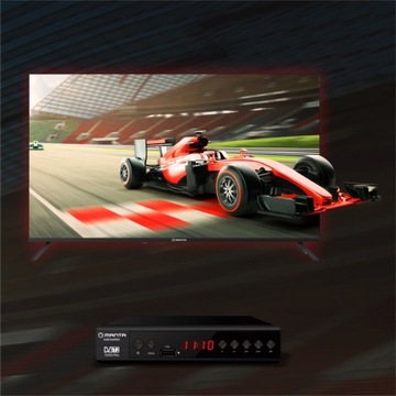 Тюнер-декодер DVBT2 DVBT 2 Наземное ТВ HEVC H.265 HDMI PVR EPG 1080p Manta