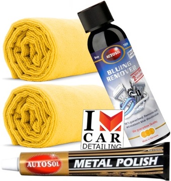 Zestaw AUTOSOL Pasta Metal Polish Bluing Remover