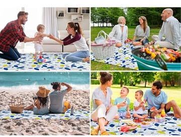 КОВРИК ДЛЯ ПЛЯЖНОГО ПИКНИКА СКЛАДНОЕ ОДЕЯЛО ДЛЯ ПИКНИКА BEACH PICNIC 145X180