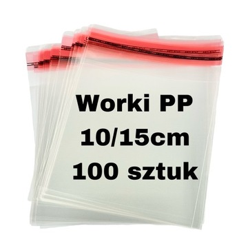 Torebki PP 100x150 z paskiem samoprzylepnym PRODUKT 100% POLSKI
