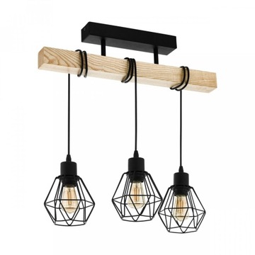 EGLO TOWNSHEND 43131 LAMPA WISZĄCA DREWNIANA