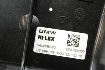 MECHANIZMUS ZVEDÁK OKNO PRAVÝ PŘEDNÍ BMW F40 1ER