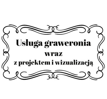 Usługa grawerowania produktu