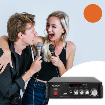 Wzmacniacz CYFROWY 2x50W Fenton BT USB akumulator