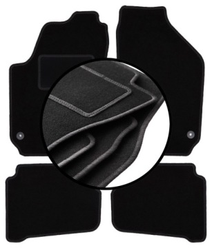 Velurové koberce komplet pro: Seat Cordoba II sedan (2002-2009)