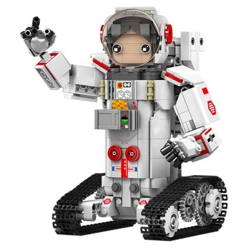 ROBOT ASTRONAUTA edukacyjny ŁAZIK klocki Sterowany Aplikacja PILOT