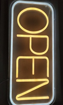 НЕОНОВЫЙ СВЕТОДИОДНЫЙ ЗНАК ОТКРЫТИЯ ДЛЯ USB, БЕЛЫЙ