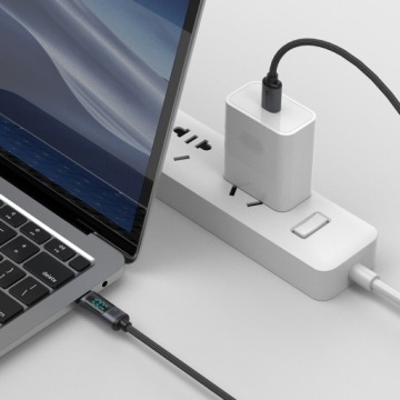 КАБЕЛЬ USB-C / USB-C 100 Вт, 1,2 м СО СВЕТОДИОДНЫМ ДИСПЛЕЕМ JOYROOM
