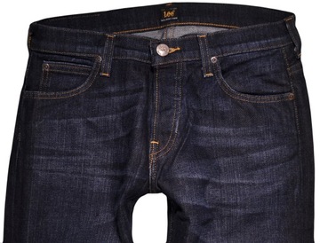 LEE spodnie SLIM low blue jeans POWELL _ W30 L34