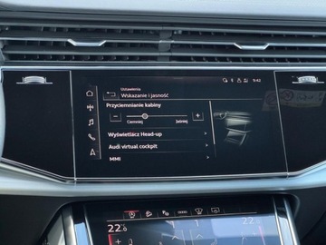 Audi Q8 SUV 3.0 55 TFSI 340KM 2022 Audi Q8 340 KM,S line,Head Up,Os skretna,Hak,Pneumatyka,BO 3.0 Benzyna, zdjęcie 31