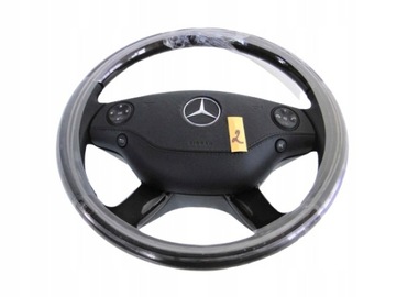 MERCEDES S TŘÍDA W221 221 VOLANT DŘEVO HNĚDÝ