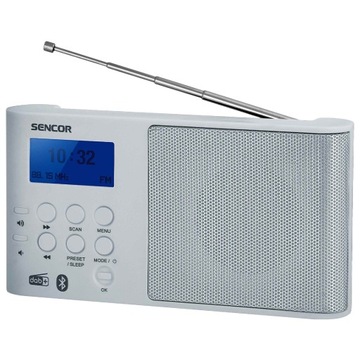 Radio Przenośne Cyfrowe DAB FM Sencor SRD 7100W