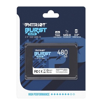 Dysk SSD PATRIOT 480GB Burst Elite SATA III 2.5