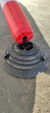 Słupek parkingowy odblask uchylny blokujący 80cm