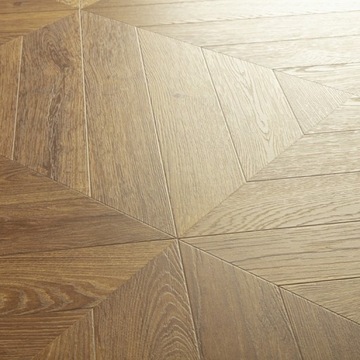 Напольные панели Quick Step Дуб шеврон коричневый IPA4162