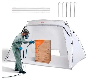 Покрасочная палатка переносная кабина покрасочная камера покрасочный цех 3х2м