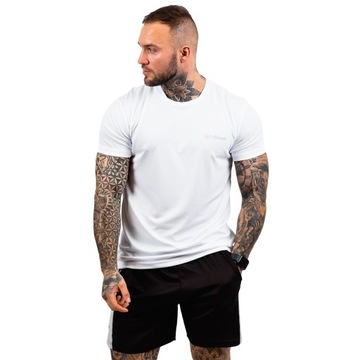 Мужская футболка для тренировок, белая TRN - GymBeam XL