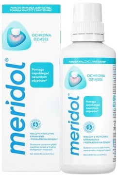 MERIDOL PŁYN DO PŁUKANIA UST OCHRONA DZIĄSEŁ, ZAPALENIE PRZYZĘBIA 400ml