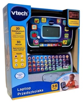 Ноутбук дошкільника комп'ютер дитячий VTech польська версія навчання