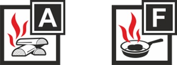 Домашний кухонный огнетушитель 1 кг ABF Liquid Fire Protector Белый