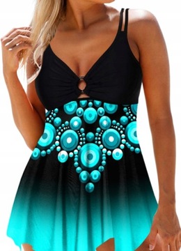STRÓJ KĄPIELOWY TANKINI BIKINI SZORTY KOLORY4XL