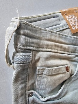 H&M męskie spodnie jeansowe super skinny W28L30 28/30
