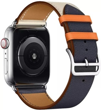 PASEK DO APPLE WATCH 2 3 4 5 6 7 8 9 SE ULTRA 2 38/40/41/42/44/45/49m Skóra