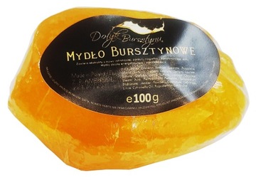 NATURALNE BURSZTYNOWE MYDŁO 100g MYDEŁKO BURSZTYN