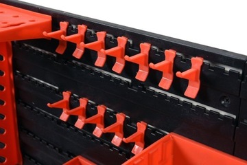 TABLICA NARZĘDZIOWA WARSZTATOWA POJEMNIKI 190x54cm