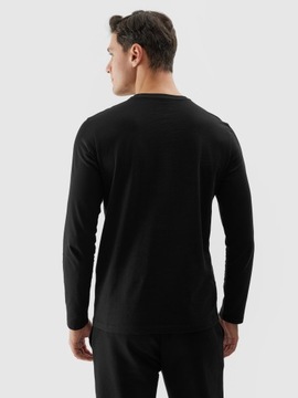 Koszulka Męska 4F Longsleeve Koszulka z Długim Rękawem Bawełniana SS24