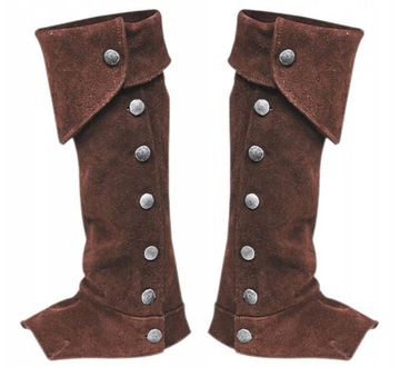 Pokrowiec na buty średniowiecznego pirata Steampunk Knight Brown