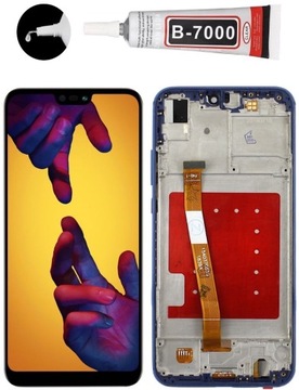 EKRAN WYŚWIETLACZ + KLEJ DO HUAWEI P20 LITE RAMKA