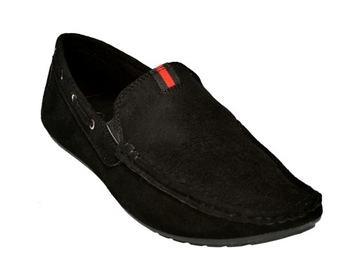 ЧЕРНЫЕ МУЖСКИЕ ОБУВИ ИЗ ЭКО ЗАМШИ