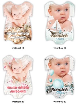 ФОТОМАГНИТ Выходные данные Спасибо Крещение День Рождения Годик + КОНВЕРТ