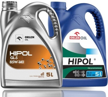 OLEJ PRZEKŁADNIOWY DO SKRZYNI Orlen HIPOL 85w140 GL-5 5L